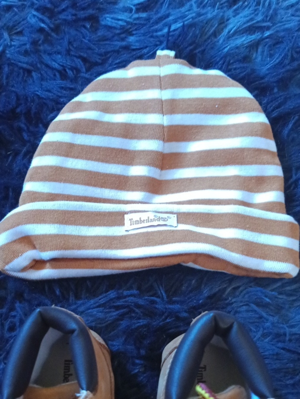 Timberland Booties And Hat Set